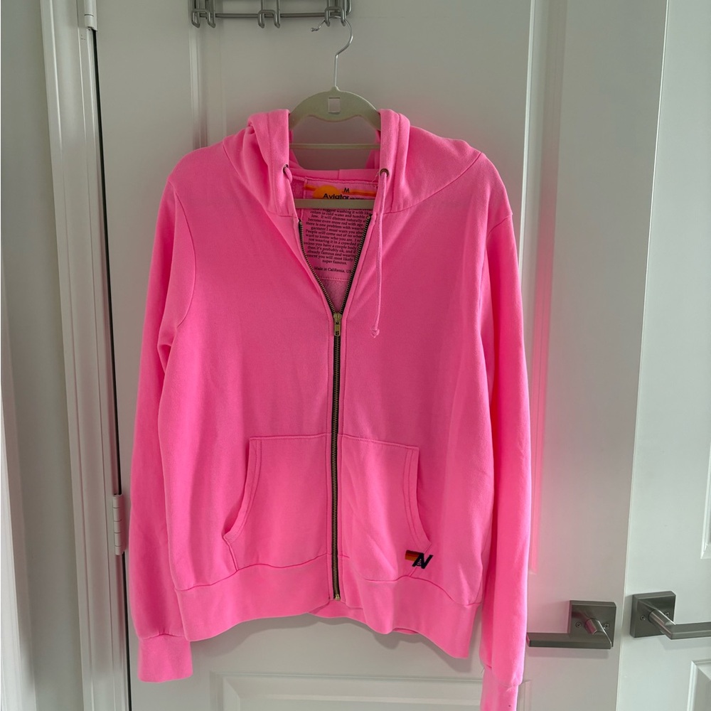 Aviator Nation Heart Zip Hoodie